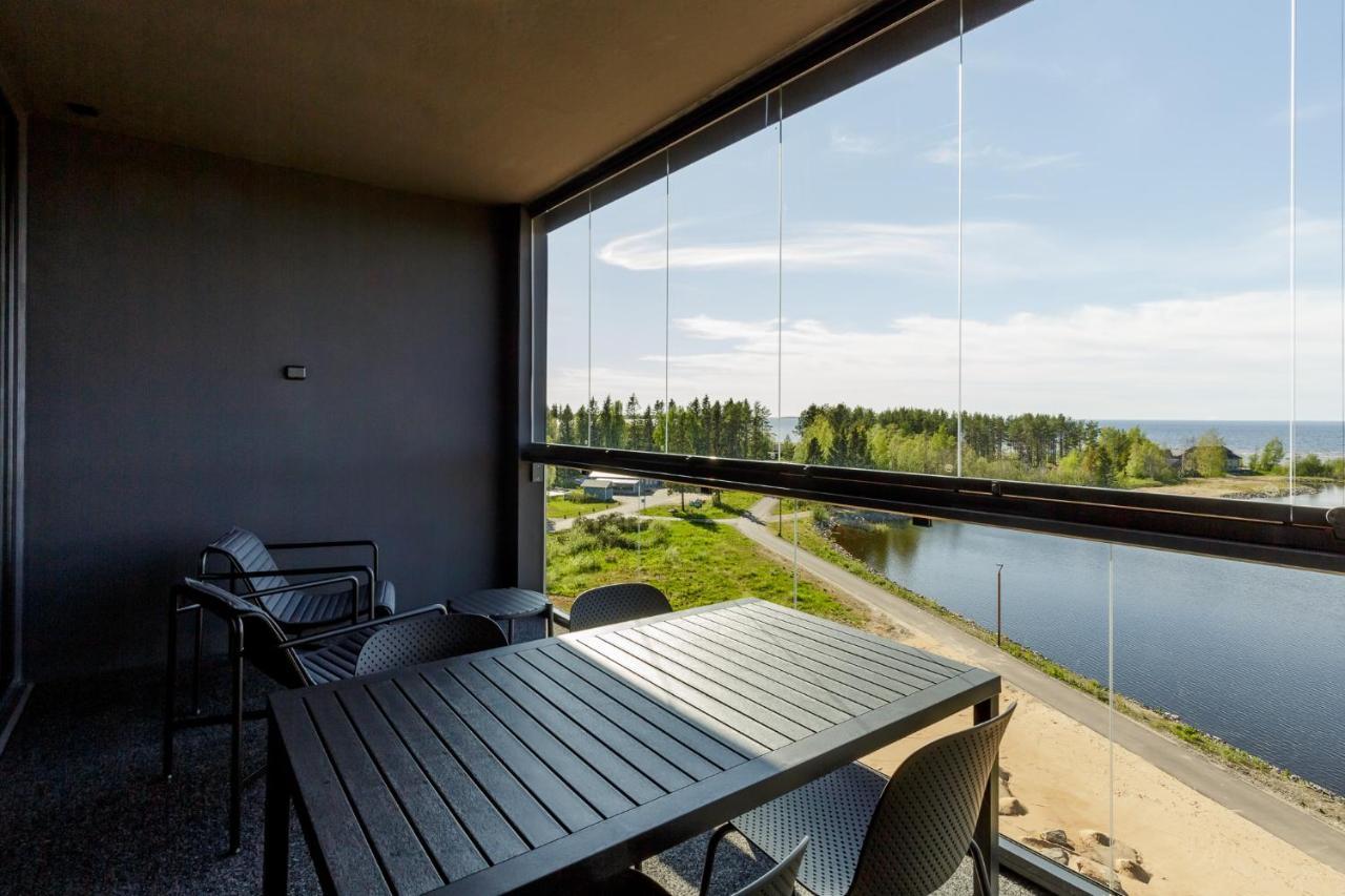 Marina Chalets Studios By Hiekka Booking - Sisaeltaeae Liinavaatteet Ja Loppusiivouksen Kalajoki Quarto foto